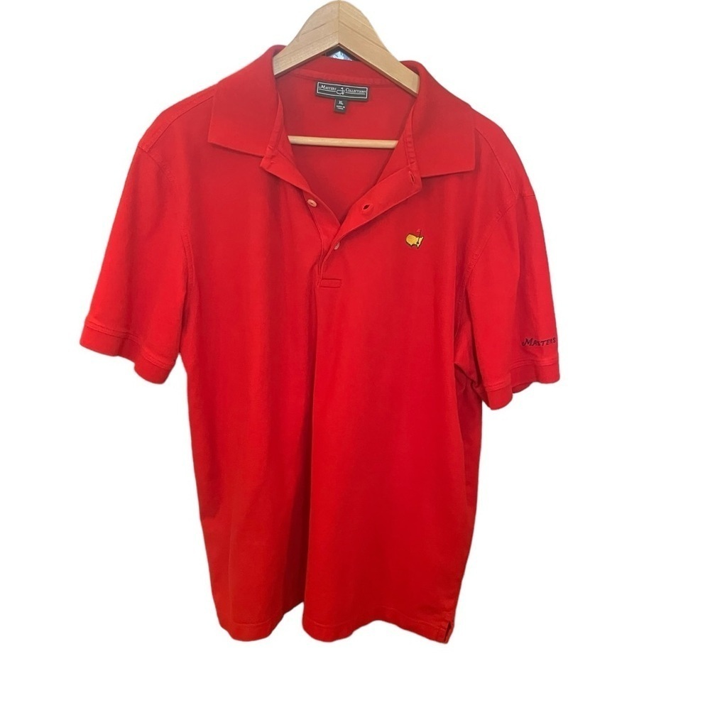 Masters Collection Pima Cotton Golf Polo Shirt Red XL